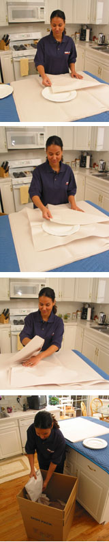 Wrapping Dishes, Step by Step